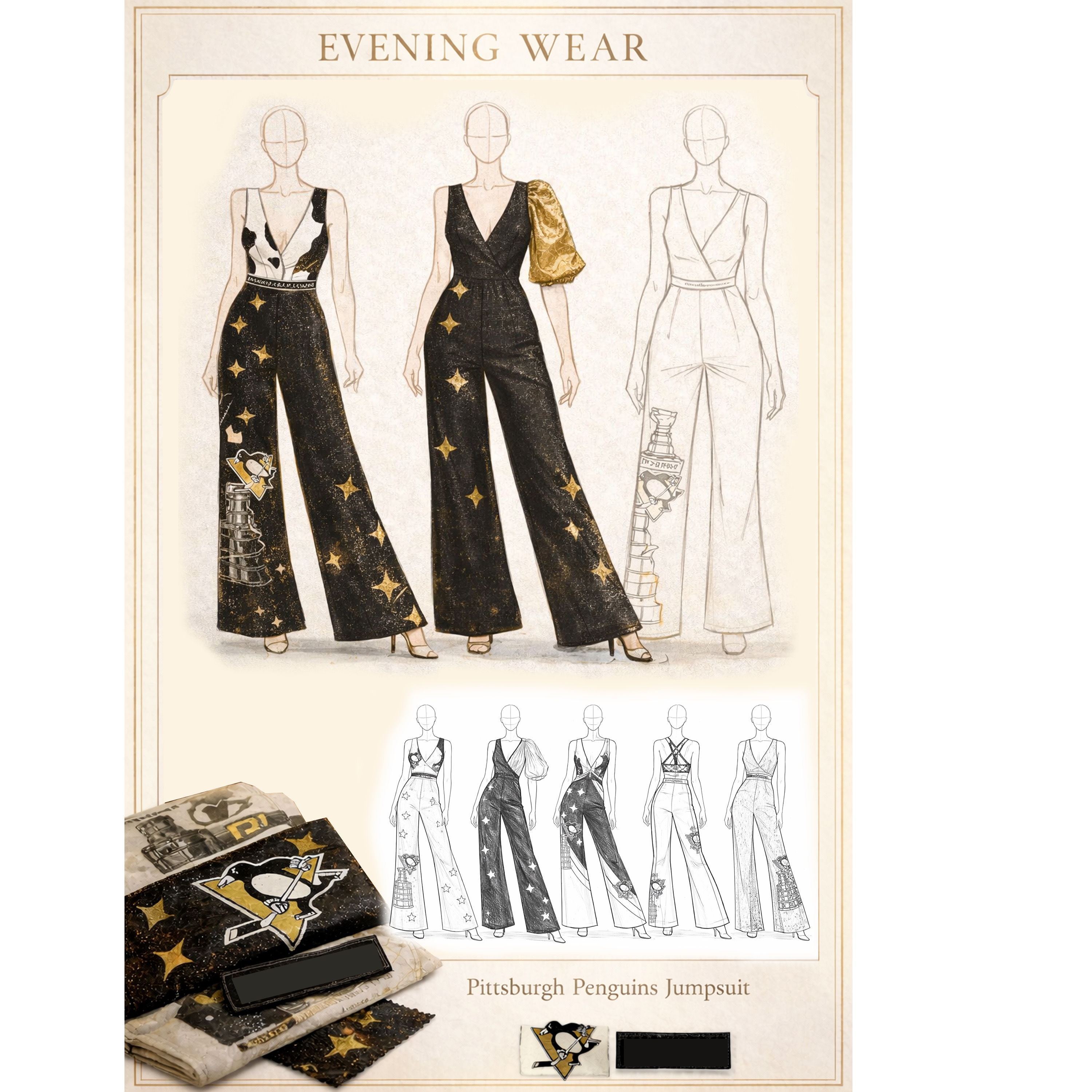 Pittsburgh Penguins Gala Jumpsuit